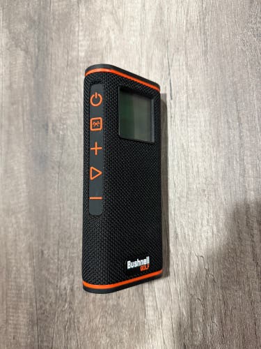 Bushnell Golf Wingman View GPS Speaker – Black/Orange – Used Lightly