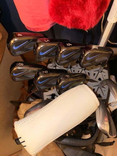 Men's Nike Vapor Fly Pro Right Handed Iron Set Stiff Flex Steel Shaft (Used)