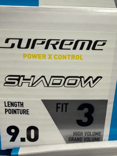 2024 Bauer Supreme Shadow Hockey Skates 9 (New) -fit 3