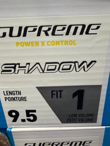 2024 Bauer Supreme Shadow Hockey Skates 9.5 (New) -fit 1