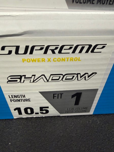 2024 Bauer Supreme Shadow Hockey Skates 10.5 (New) -fit 1