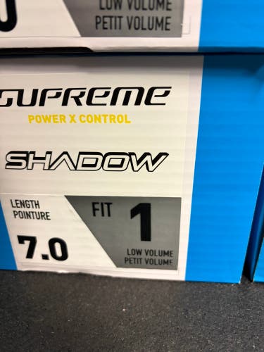 2024 Bauer Supreme Shadow Hockey Skates 7 (New) -fit 1