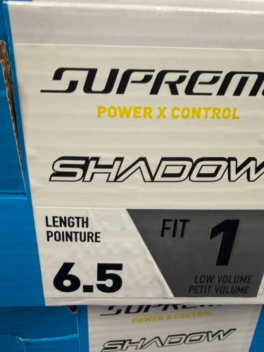 2024 Bauer Supreme Shadow Hockey Skates 6.5 (New) Fit 1