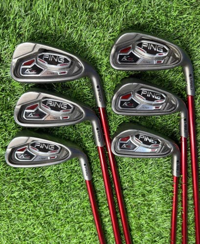 PING - K15 - Black Dot - Iron Set 5-Pw	- Graphite - Regular Flex - RH (-1/2)