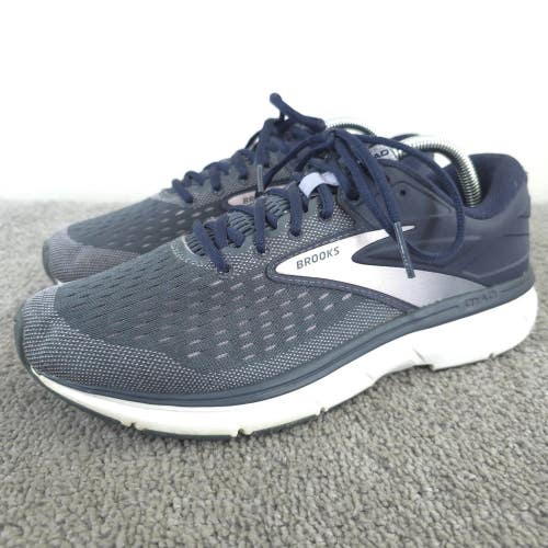 Brooks Dyad 11 Womens Size 10.5 Running Shoes Gray BlueLow Top Sneakers Athletic