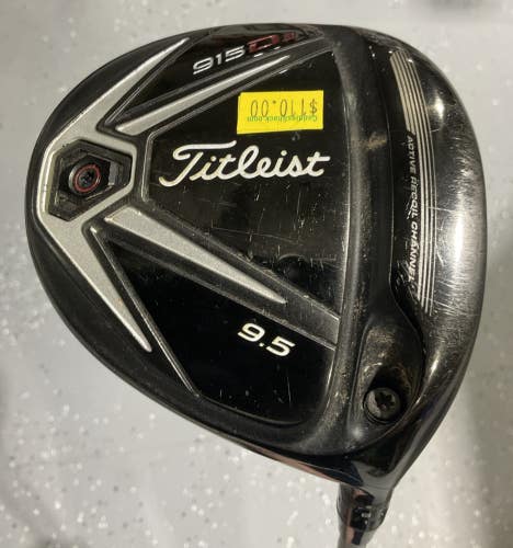 Titleist 915D3 9.5 Driver 45" Regular Flex Graphite Shaft MRH USED