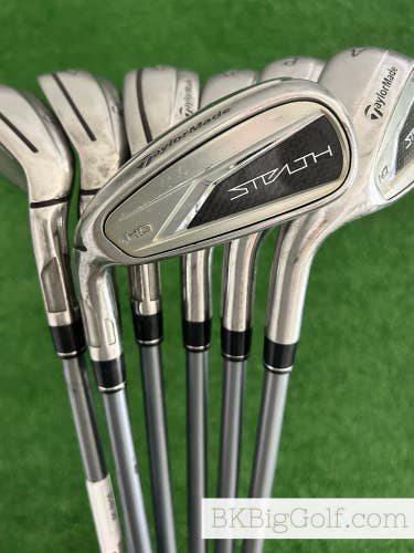 LH Taylormade Stealth HD Iron Set 5-A / Fujikura Speeder NX 50 Regular Graphite