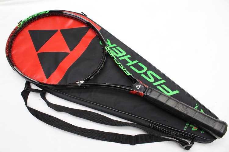 FISCHER "M PRO NO. 1 98" MIDPLUS TENNIS RACQUET (4 1/4) LONG STORAGE W/ COV