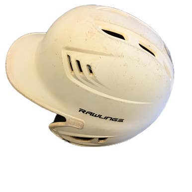 Used Rawlings R16J-R1 Batting Helmet No Mask White One Size 11730-S000070657