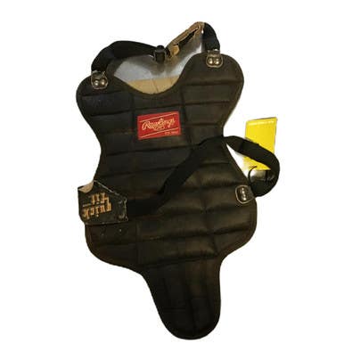 Used Rawlings 6P Catchers Chest Protector Black Youth 11730-S000070673