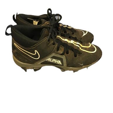 Used Nike CV0581-010 BB/SB Cleats Black Junior 04 11730-S000070794