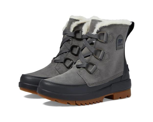 Sorel Tivoli IV 1870091-052 Women's US 9 M Gray Waterproof Winter Boots HTAT715