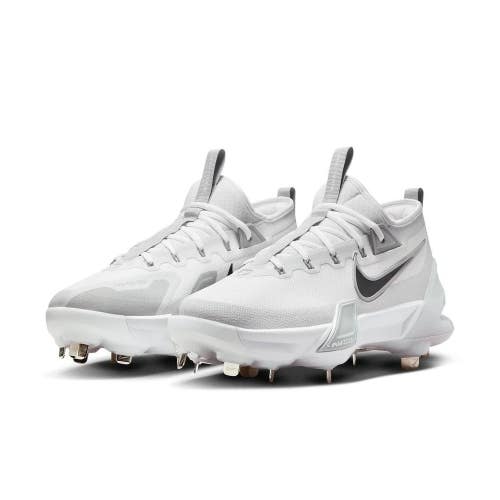 Nike Force Zoom Trout 9 Elite FB2906-100 Men's 7.5 White Baseball Cleats RHS8085