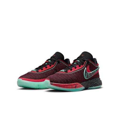 Nike LeBron 20 SE FB8974-600 Kids US 6.5 Night Maroon Basketball Shoes HTAT572