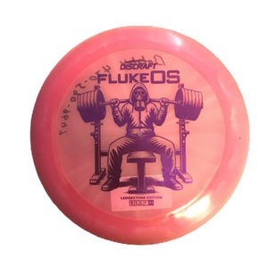 Used Discraft FLUKE OS Disc Golf Driver Pink 11730-S000070422