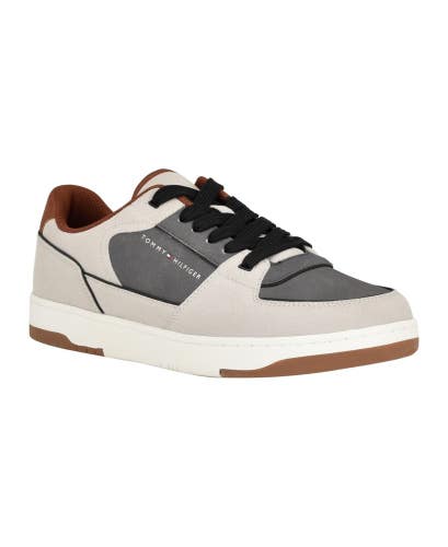 Tommy Hilfiger Tenito Sneakers Mens US 11 Gray Brown Multi Lace Up Shoes JZZ1286