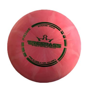 Used Dynamic Discs PRIME TRESPASS Disc Golf Driver Pink 11730-S000070332
