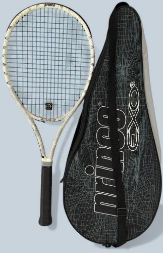 PRINCE EXO3 White Lite 100 sq. in. 4 3/8 Grip Tennis Racquet