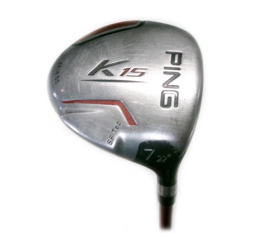 Ping K15 SF Tec 22* 7 Wood Graphite Ping TFC149 F Soft Regular Flex Crown
