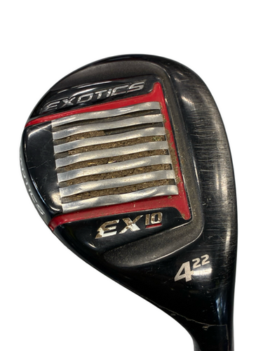 Used Tour Edge EXOTICS EX10  4H/22 Mens Hybrid Club RH 4 Hybrid 11682-S000128914