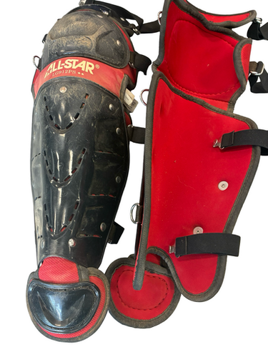 Used All-Star ALL STAR SHIN GUARDS Catchers Leg Guards Black Youth 11682-S000129934