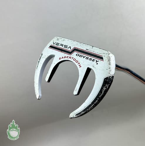 Used Right Handed Odyssey Versa Sabertooth 35.25" Putter Steel Golf Club