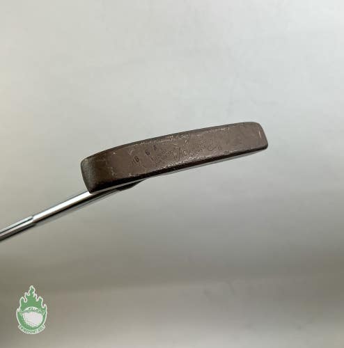 Used Right Handed Acushnet Bullseye Flange Offset 36" Steel Putter Golf Club