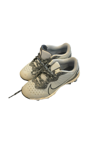 Used Nike FASTFLEX 2 BB/SB Cleats Grey Junior 02 11682-S000130037