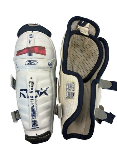 Used Reebok JOFA Youth Shin Guards White 10" 11682-S000129996
