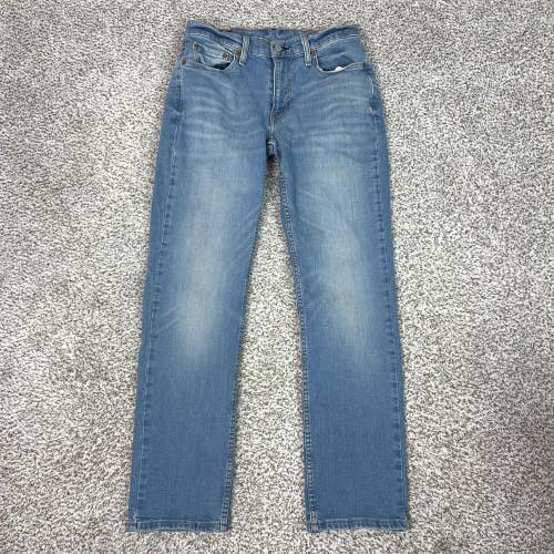 Levis 514 Jeans Mens 30x32 Blue Straight Stretch Denim Medium Wash Casual Work