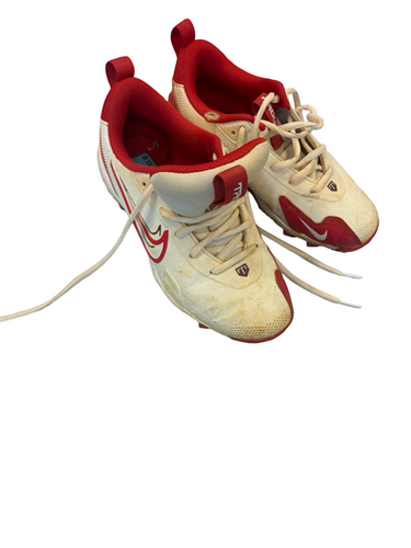 Used Nike TROUT 2.5 BB/SB Cleats White Junior 02.5 11682-S000130015