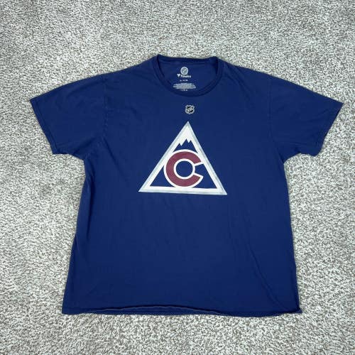 Colorado Avalanche Shirt Mens XL Blue NHL Hockey Fanatics Nathan MacKinnon 29
