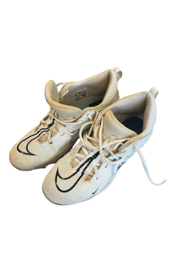 Used Nike ALPHA BB/SB Cleats White Junior 06 11682-S000130176
