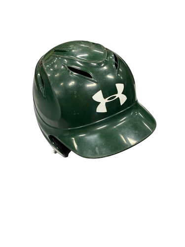 Used Under Armour BASEBALL HELMET Batting Helmet No Mask Green MD 11682-S000130314