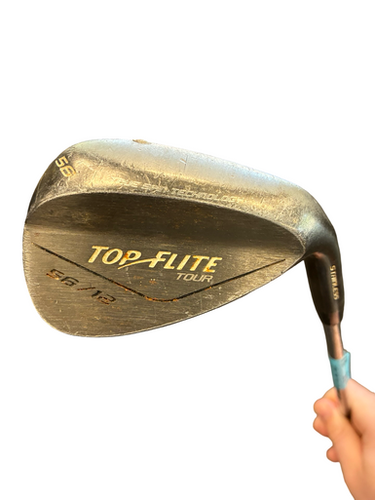Used Top Flite STAINLESS 56/12 Golf Wedge Mens RH 56 Degree 11682-S000130328
