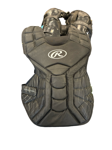 Used Rawlings RAWLING CHEST PROTECTOR Catchers Chest Protector Black Junior 11682-S000130384