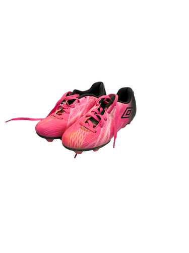 Used Umbro Soccer Cleats Pink Youth 13.0 11682-S000130470
