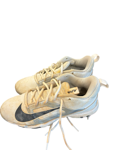 Used Nike ALPHA BB/SB Cleats White Junior 06 11682-S000130440