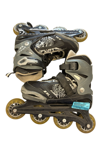 Used Bladerunner ABEC 5 Junior Rec Fitness Skates Grey Adjustable 11682-S000130506