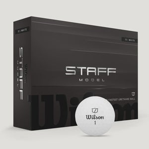 WILSON STAFF MODEL WHITE GOLF BALL DOZEN