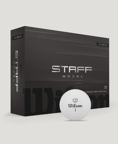 WILSON STAFF MODEL WHITE GOLF BALL DOZEN