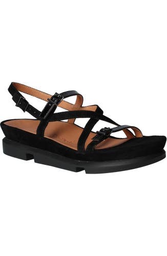 L'Amour Des Pieds Verdun Sandals Women's US 10 Black Slingback Strappy ZAP159