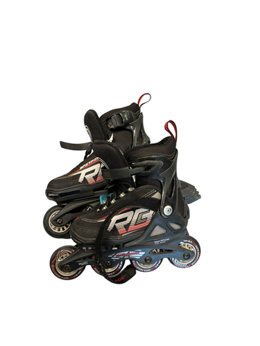 Used Rollerblade RB Senior Rec Fitness Skates Black Adjustable 11682-S000130533
