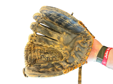 Used Rawlings SUPER SIZE BB/SB Glove RH Throw Brown 14" 11682-S000130609
