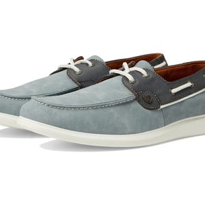 Stacy Adams Reid 25592-465 Men's Light Blue Moc Toe Casual Boat Shoe HTAT289
