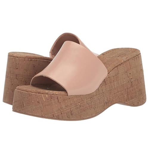 Madden Girl Zaharra Sandals Women's US 7.5 M Brown Platform Wedge Heel NCZ306