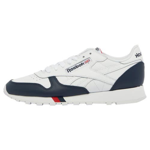 Reebok Classic Leather IE2585 Sneaker Men's US 10 White Navy Casual Shoes DDK957