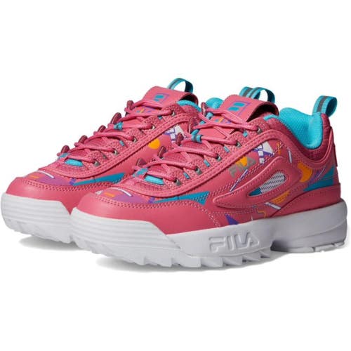 Fila Disruptor II Premium 3XM01608-956 Sneakers Kids 6 Pink Casual Shoes NCZ348