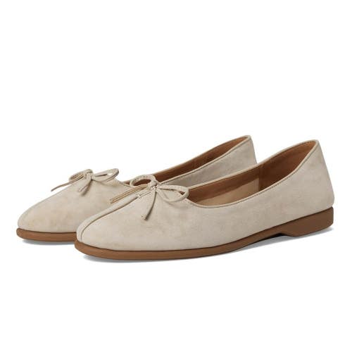 Aerosoles Novia Ballet Flat Women's 8.5 W Gray Leather Round Toe Slip On NCZ302