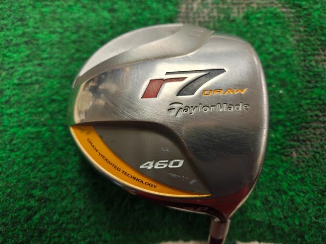 Taylormade R7 Draw 460 9 Degree Driver Stiff Flex REAX 55 Graphite